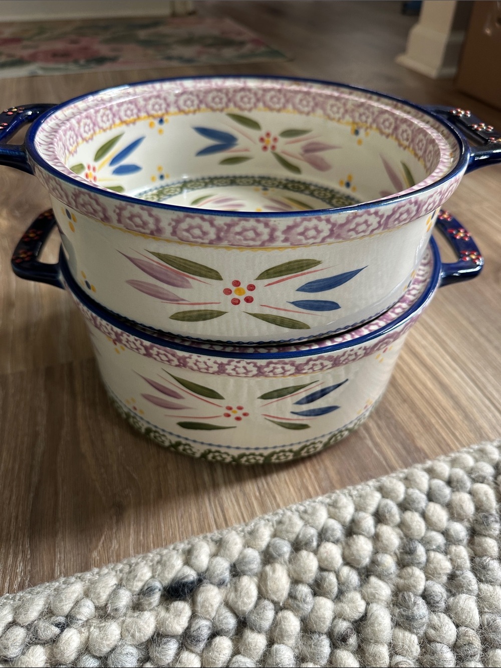 Old World Temptations 2 Qt and 3Qt Round Stacking Baker